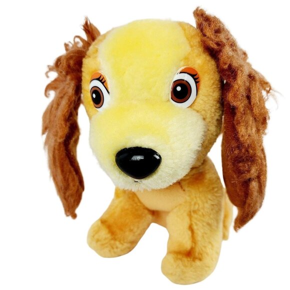 Vintage Disney Lady and the Tramp Plush Cocker Spaniel Dog Stuffed Animal Toy - Picture 2 of 8